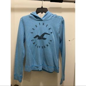 blue hollister hoodie